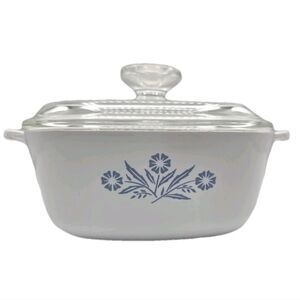 Corning Ware Blue Cornflower Casserole Dish 1 1/2 QT Vintage Antique P-1 1/2-B